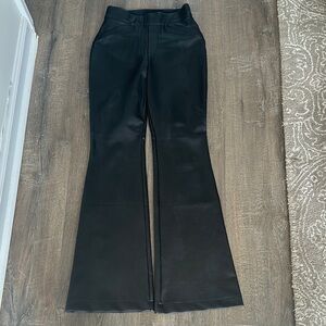 SPANX Black Flare Pants with Boot Cut Design